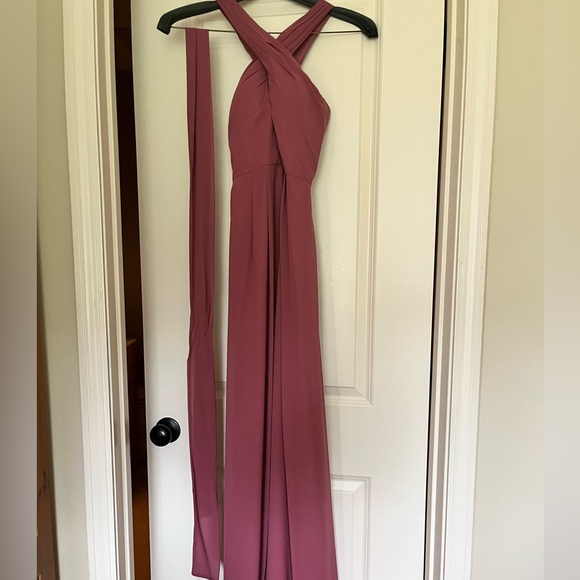 Beautiful Kennedy Blue bridesmaid or prom dress. Size 4 , color rosewood. - Picture 4 of 4